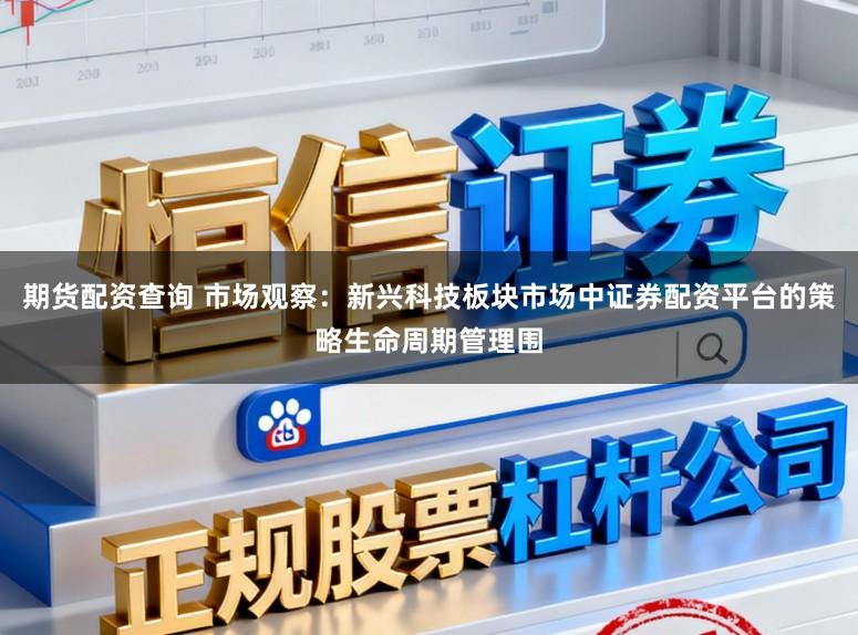 期货配资查询 市场观察：新兴科技板块市场中证券配资平台的策略生命周期管理围