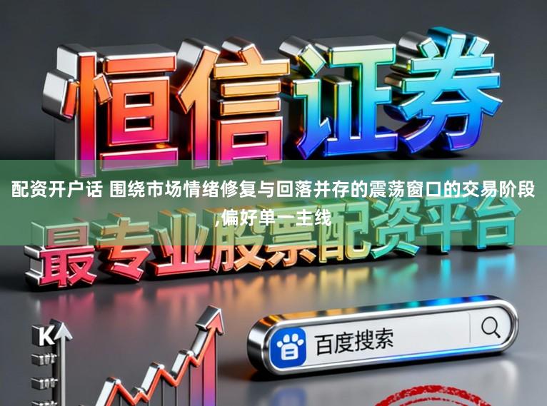 配资开户话 围绕市场情绪修复与回落并存的震荡窗口的交易阶段,偏好单一主线