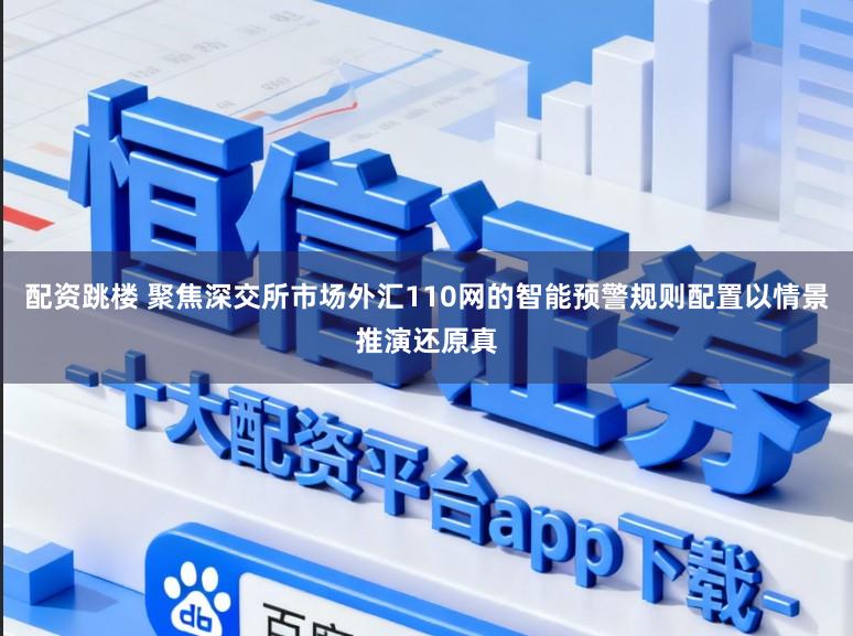配资跳楼 聚焦深交所市场外汇110网的智能预警规则配置以情景推演还原真